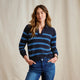 NAVY/BLUE JAY STRIPE