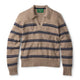 OATMEAL/NAVY STRIPE