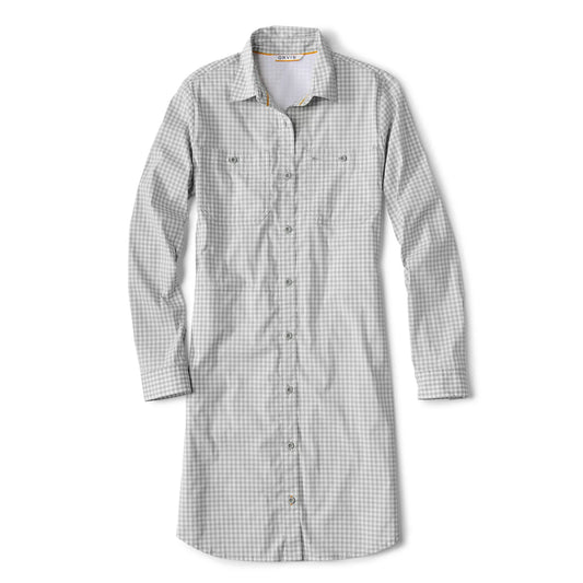 River Guide Plaid Shirt Dress / Orvis