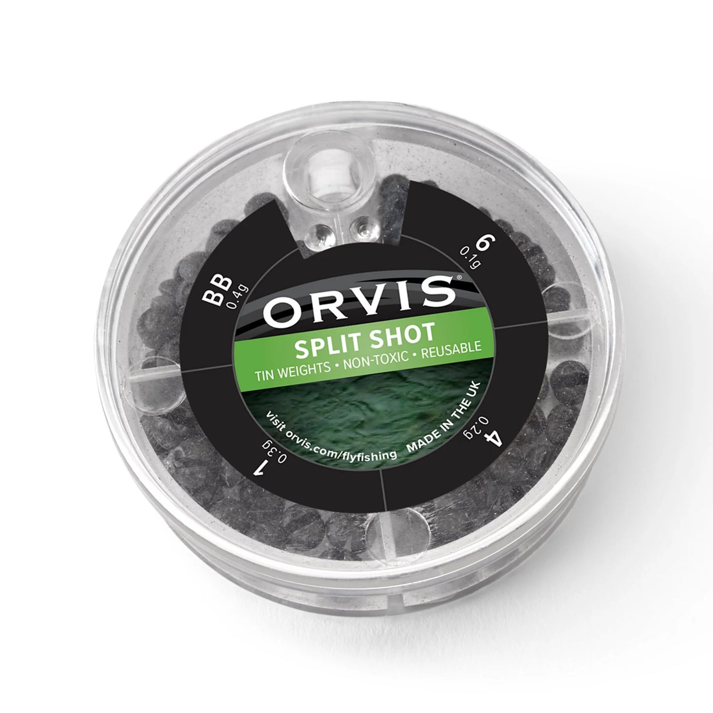 Orvis Non-Toxic Split Shot - 4 Sizes / Orvis