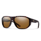 MATTE TORTOISE FRAME BROWN GLASS LENS