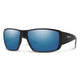 MATTE BLACK/BLUE POLARIZED GLASS LENS