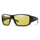 MATTE BLACK/YELLOW POLARIZED GLASS LENS