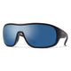 MATTE BLACK/BLUE POLARIZED LENS