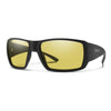 MATTE BLACK/YELLOW POLARIZED GLASS LENS