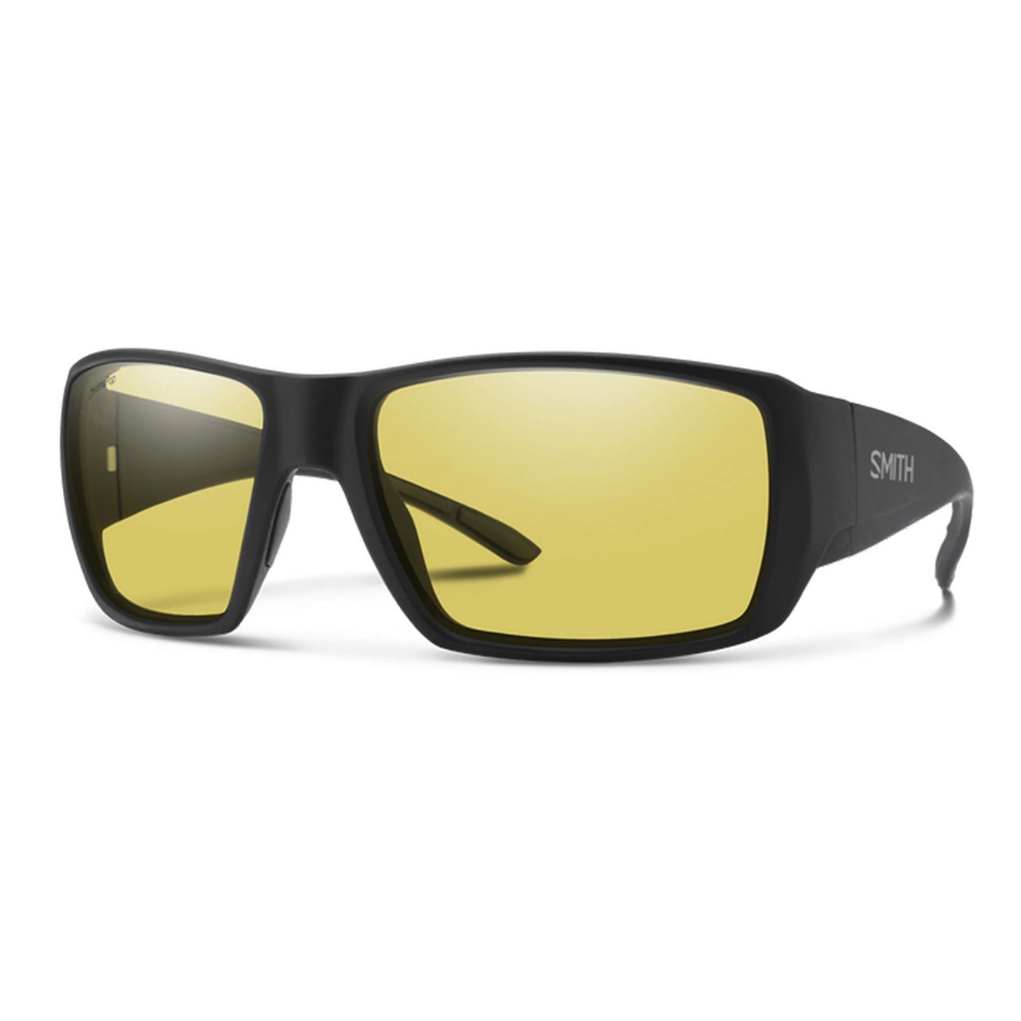 MATTE BLACK/YELLOW POLARIZED GLASS LENS