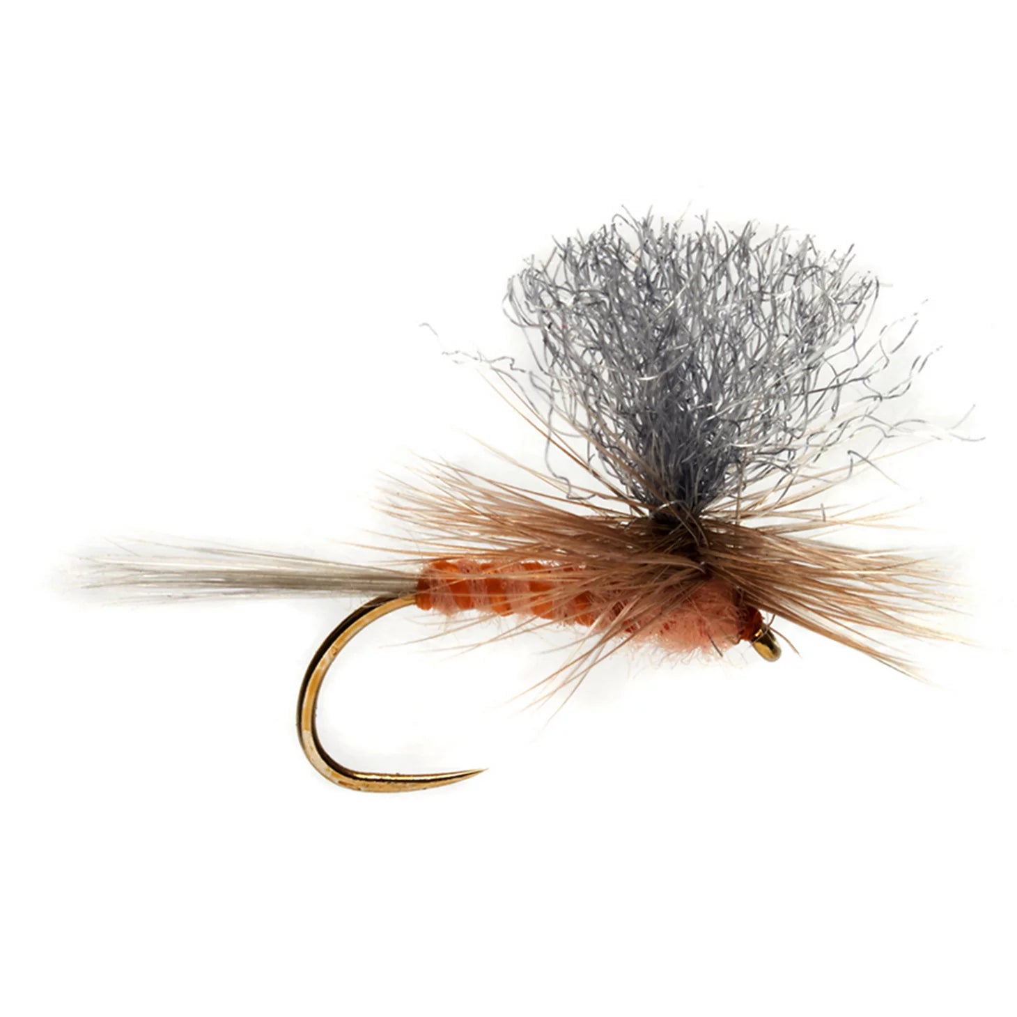 Barbless Tactical Pale Orange Sulphur Parachute / Orvis
