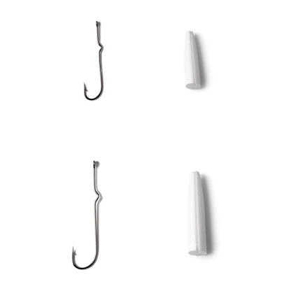 Popper Bodies with Hooks - Pencil Popper Bodies with Size 1 and 4 Hooks / Orvis