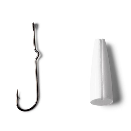 Popper Bodies with Hooks - Bass Popper Bodies with Size 4 and 8 Hooks / Orvis