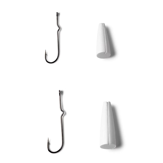 Popper Bodies with Hooks - Saltwater Popper Bodies with Size 2 and 2/0 Hooks / Orvis