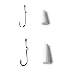Popper Bodies with Hooks - Saltwater Popper Bodies with Size 2 and 2/0 Hooks / Orvis