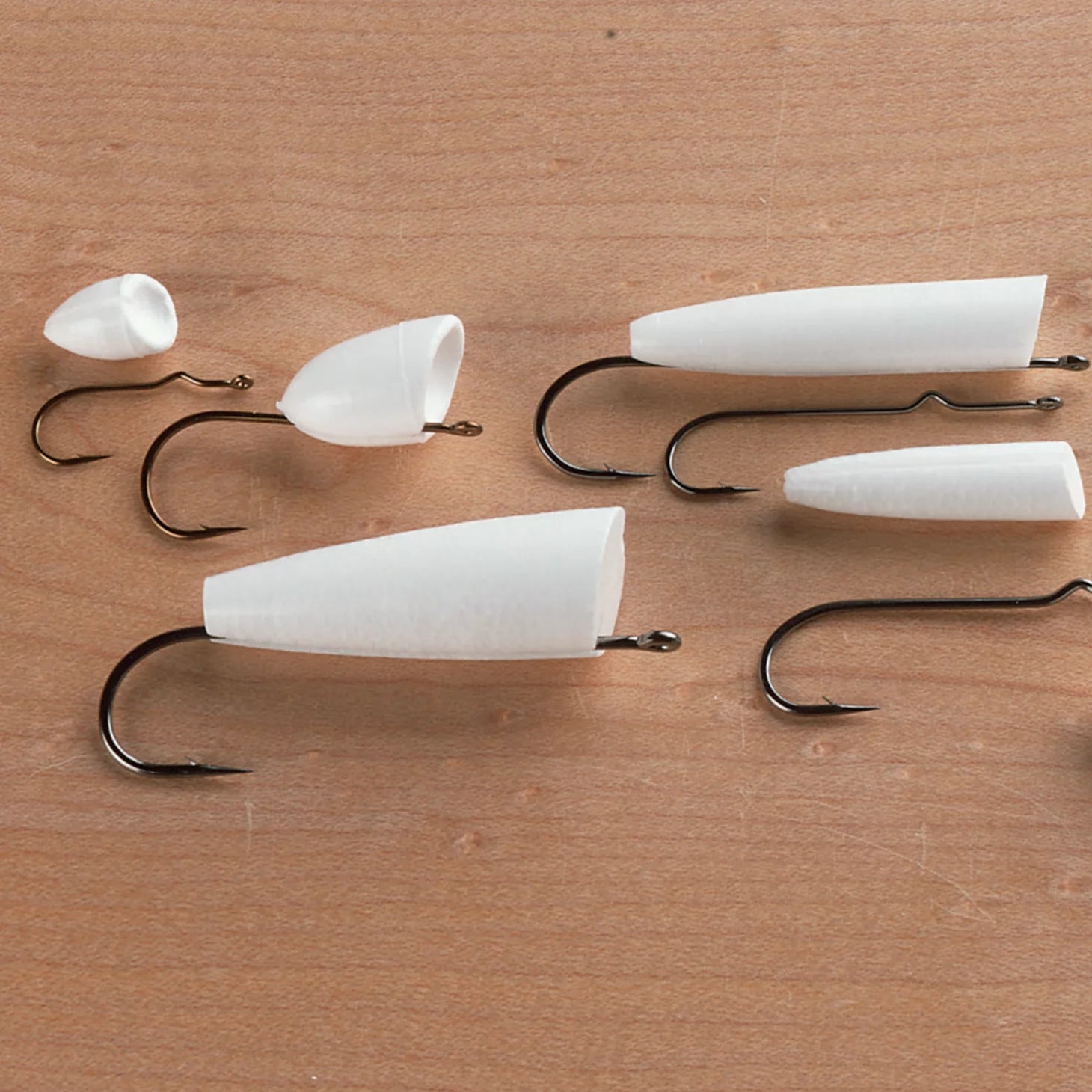 Popper Bodies with Hooks - Saltwater Popper Bodies with Size 2 and 2/0 Hooks / Orvis