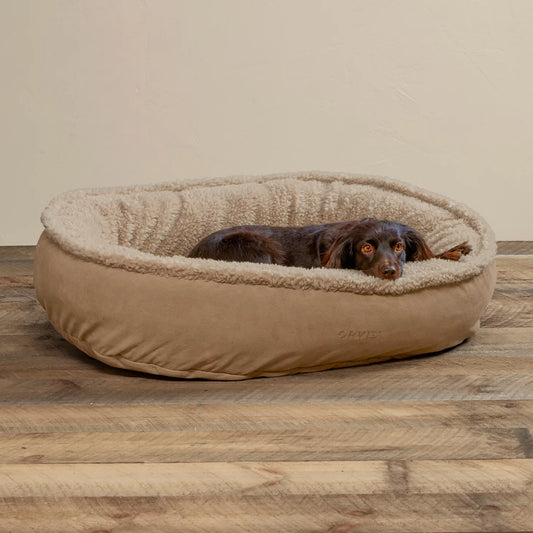Orvis ComfortFill-Eco™ Wraparound Dog Bed with Fleece / Orvis