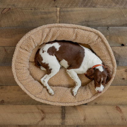 Orvis ComfortFill-Eco™ Wraparound Dog Bed with Fleece / Orvis