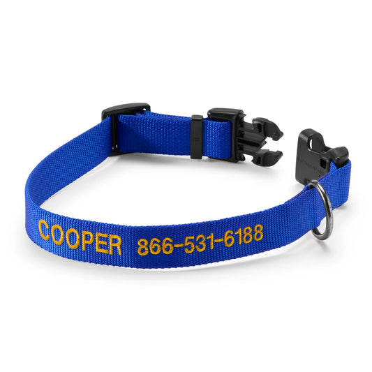 Personalized Side-Release Buckle Collar and Leash / Orvis