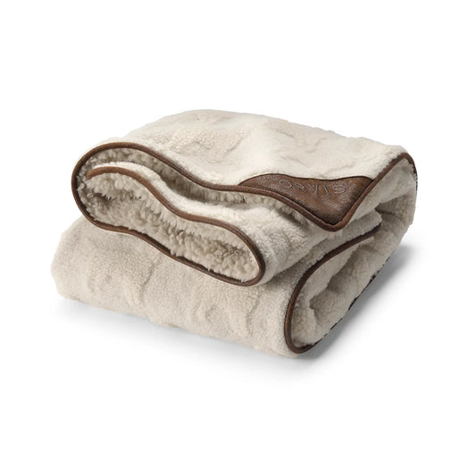 Embossed Sherpa Throw / Orvis