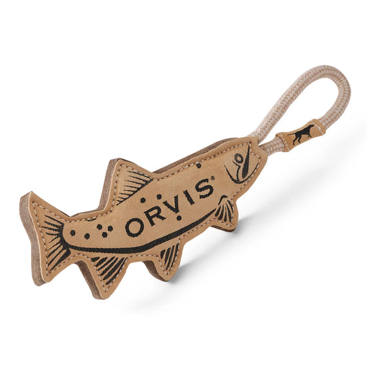 Leather Fish Toy / Orvis