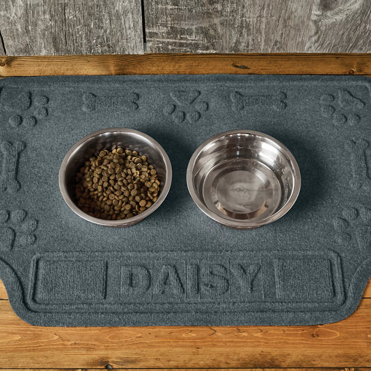 Recycled WaterHog® Paws & Bones Placemat / Orvis