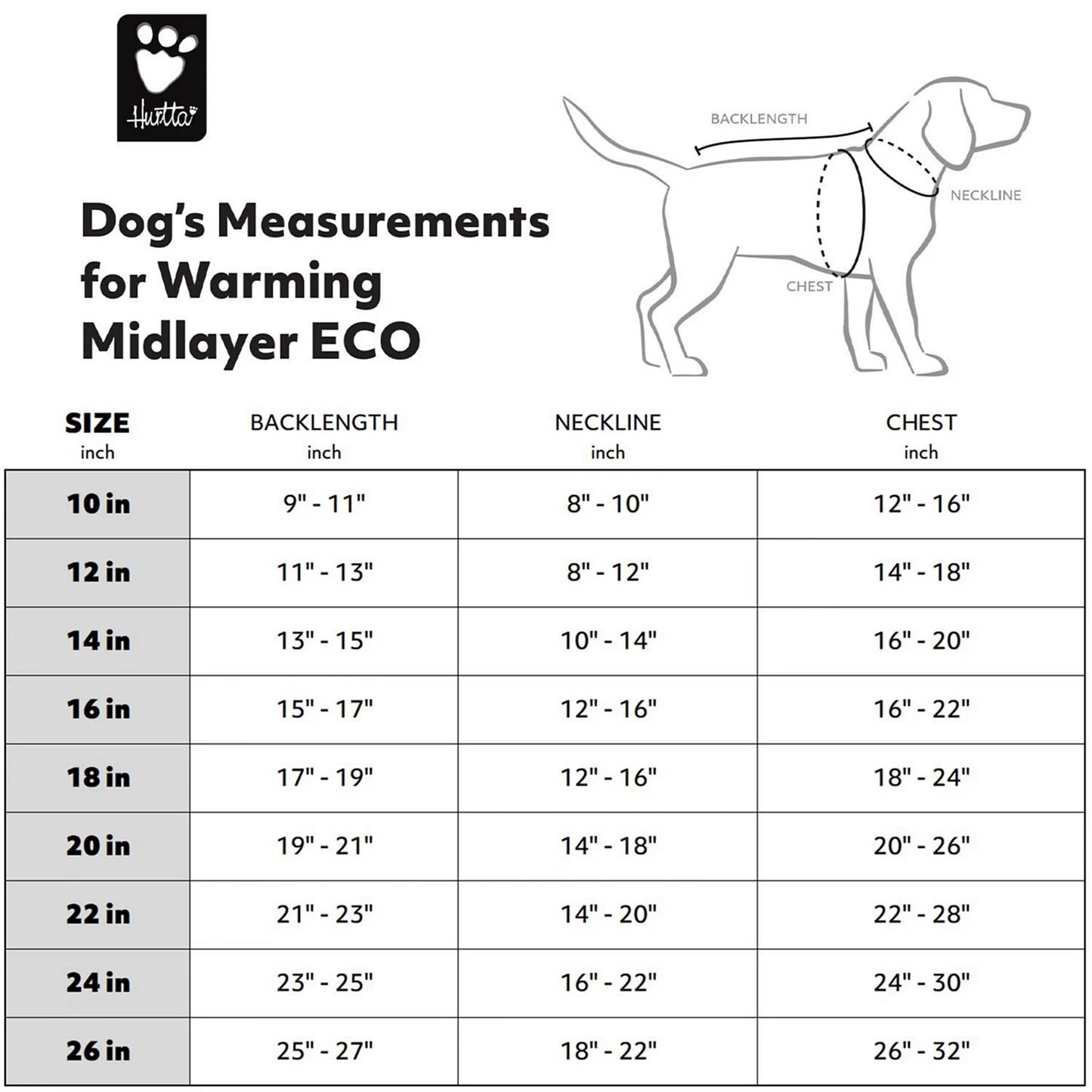 Hurtta Warming Midlayer Eco Dog Jacket / Orvis