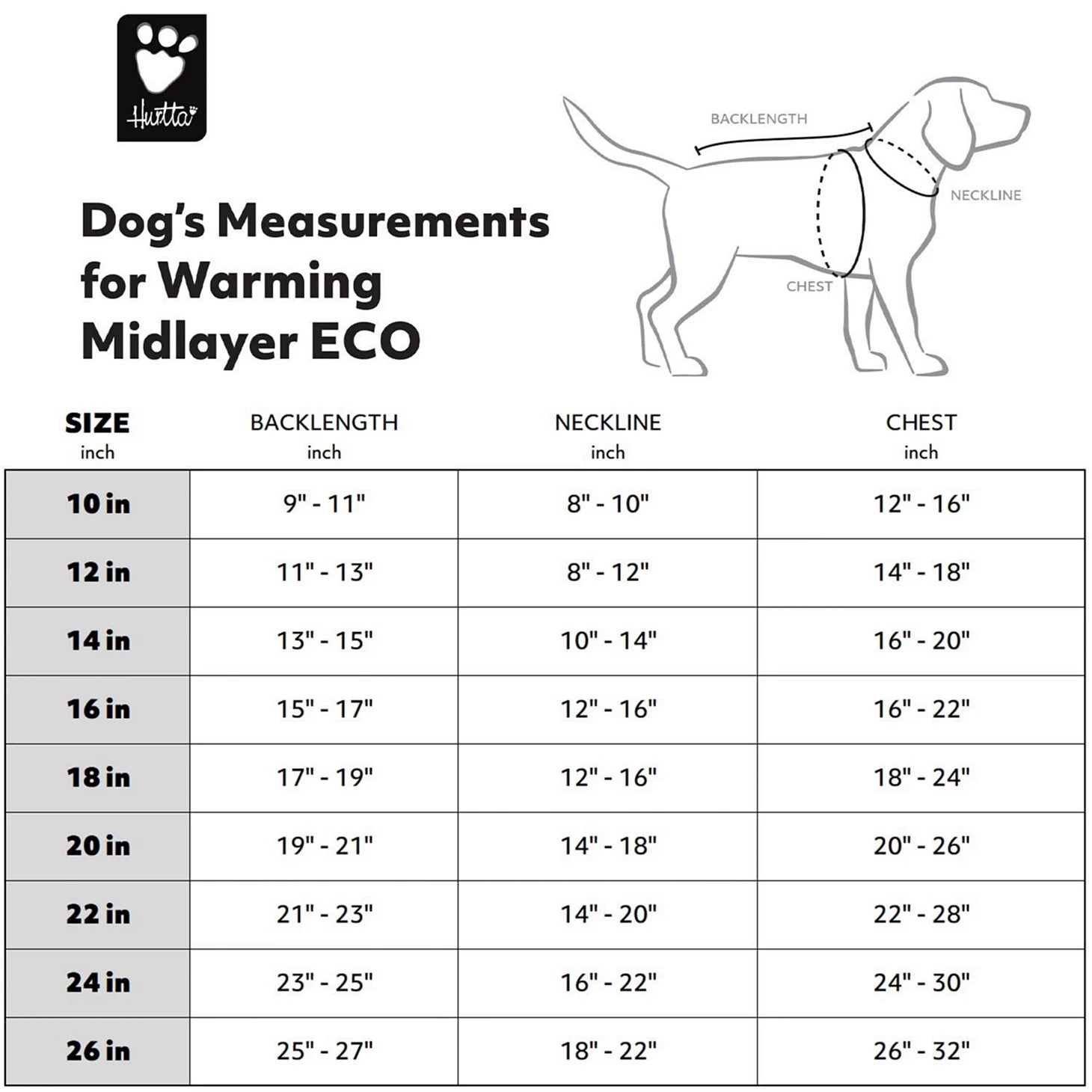 Hurtta Warming Midlayer Eco Dog Jacket / Orvis