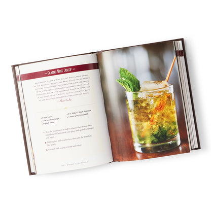 Leather-Bound Whiskey Cocktails Book / Orvis