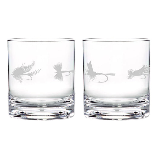 Fly Fishing Cocktail Glasses / Orvis