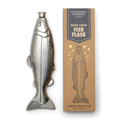Gentlemen's Hardware Fish Flask / Orvis