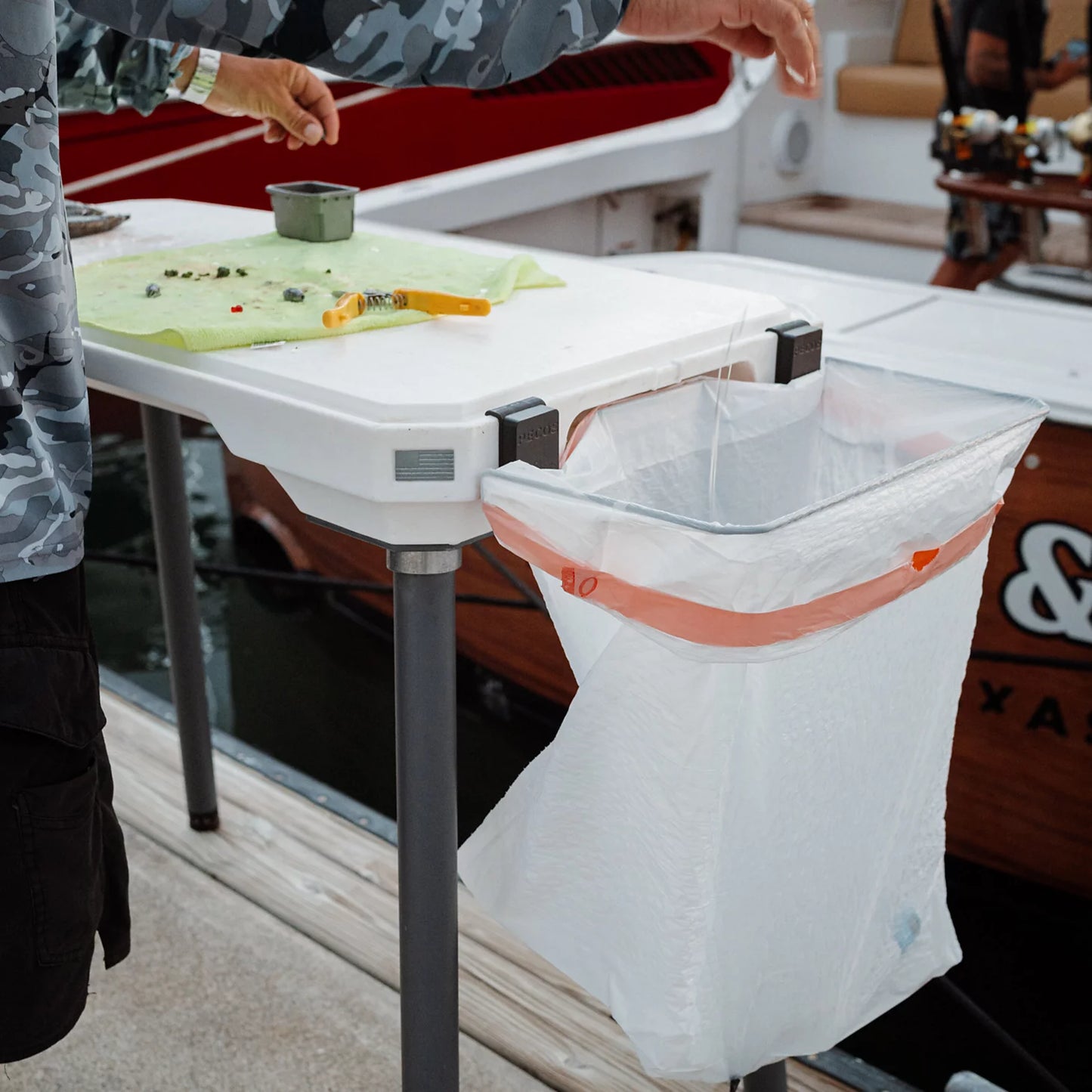 PECOS Outdoor Table Trash Ring / Orvis