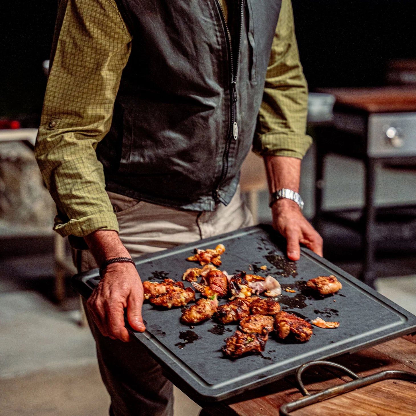 PECOS Outdoor Table Heat Shield Cutting Board / Orvis