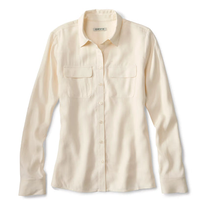 Washable Silk Long-Sleeve Shirt / Orvis