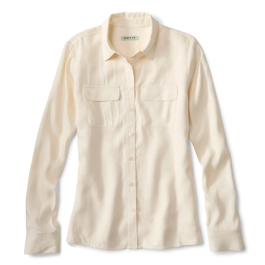 Washable Silk Long-Sleeve Shirt / Orvis