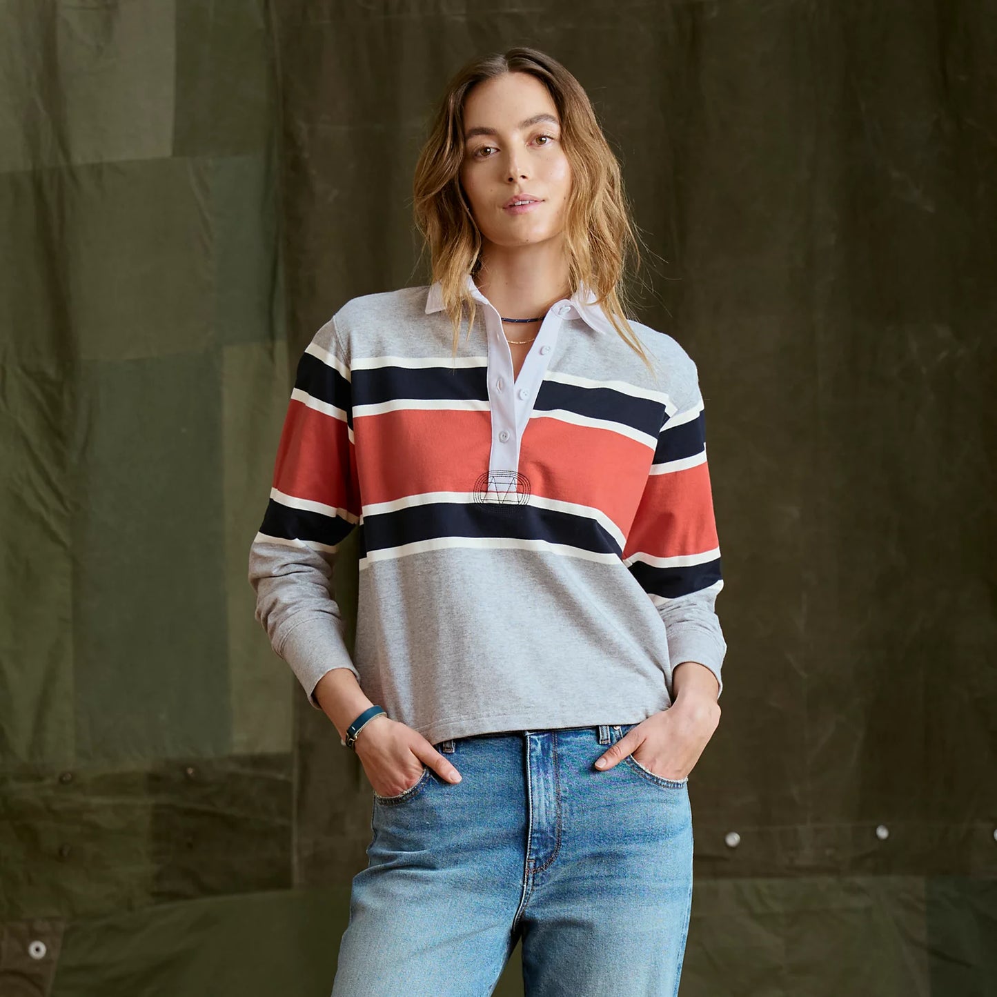 Maple Rugby Long-Sleeve Shirt / Orvis