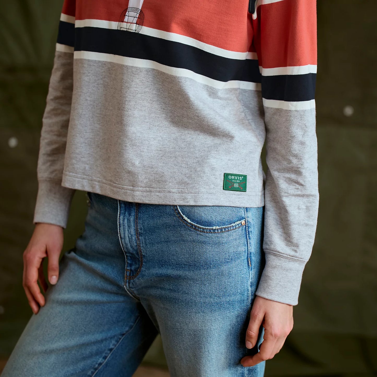 Maple Rugby Long-Sleeve Shirt / Orvis